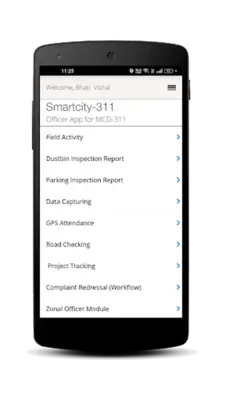 Smartcity-311 android App screenshot 1